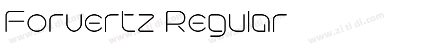 Forvertz Regular字体转换 Forvertz Regular字体转换